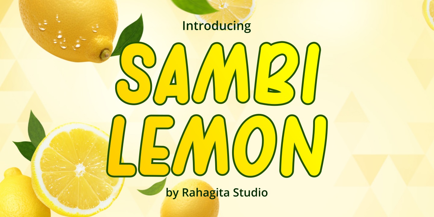 Font Sambi Lemon